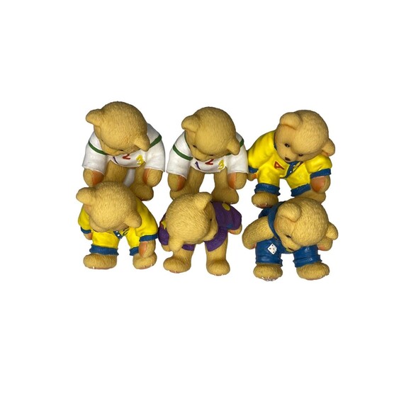 6 Bundle Lot - Cherished Teddies TOYBOX TEDDIES, Squeaky Toy Most w/Original Box - Picture 11 of 16